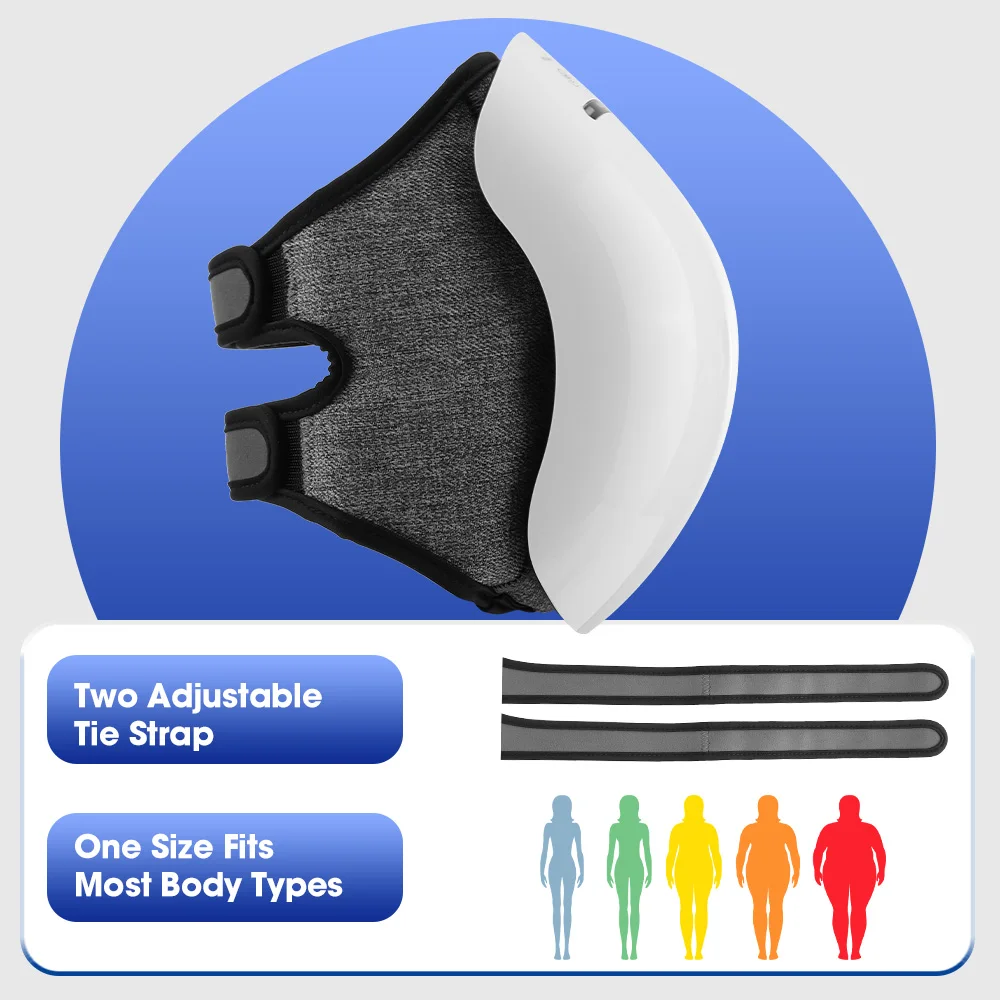 Electric Laser Infrared Heating Knee Massager Vibration Heated Red Light Therapy Elbow Knee Massager For Swelling Stiff Joints