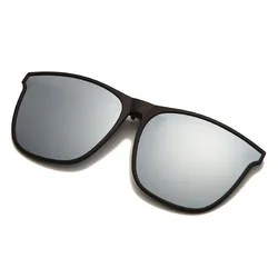 Polarized Photochromic Night Vision Anti - Glare Vintage Square Glasses (As shown)