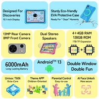 UMIDIGI G5 Tab Kids Tablet Android 13 10.1 Inch Quad Core Children Tablets For Learning 4+4GB 128GB 6000mAh EVA Protective Case 2