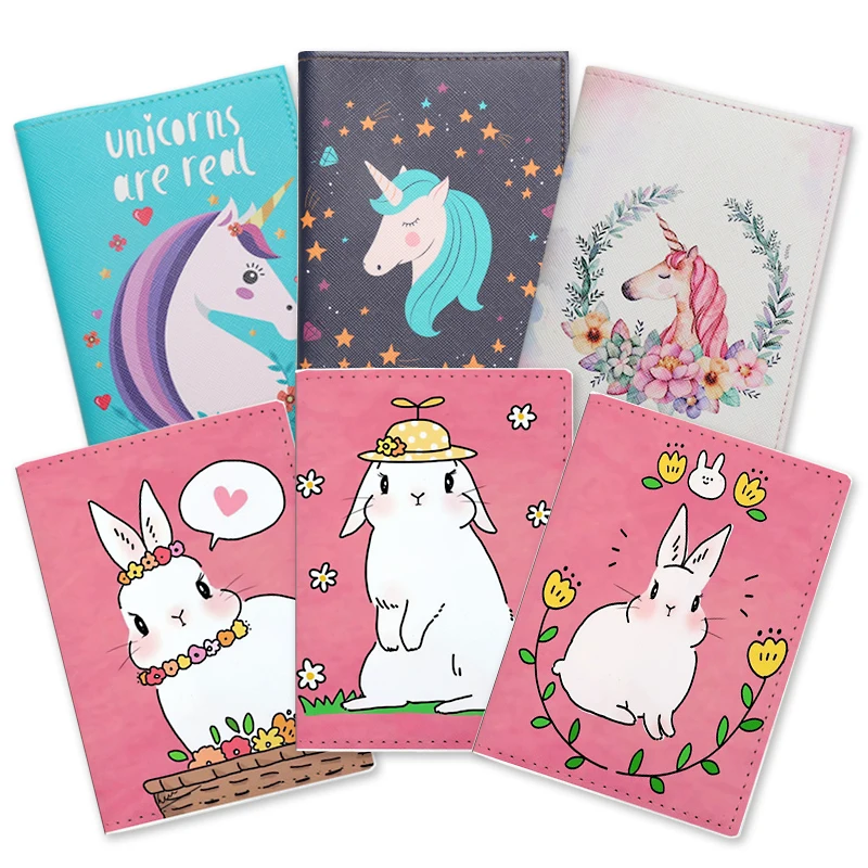 Обложка для паспорта с мультяшным