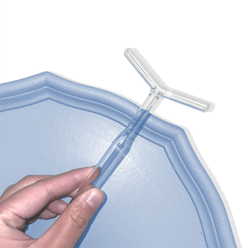 Sostituzione Della Bacchetta Ad Alta Frequenza Elettrodi Di Tipo V Neon Argon Gas Red Ray Wand Elettroterapia Trattamento Dell'Acne Rughe Dei Pori