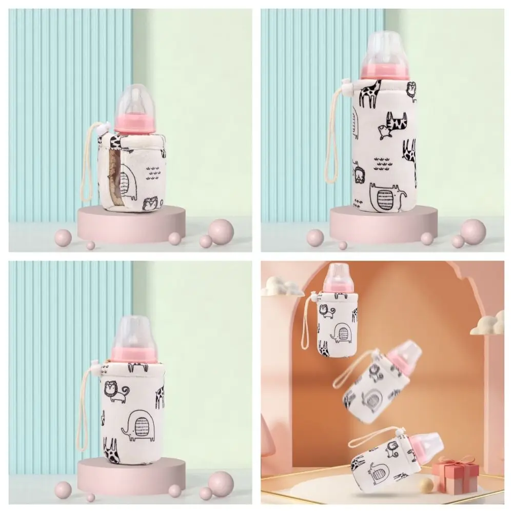 Baby Bottle Baby Feeding Milk Warmer Insulation Bag Bottle Holder Mommy Clutch Bag Stroller Accessories Stroller Hang Bag 5