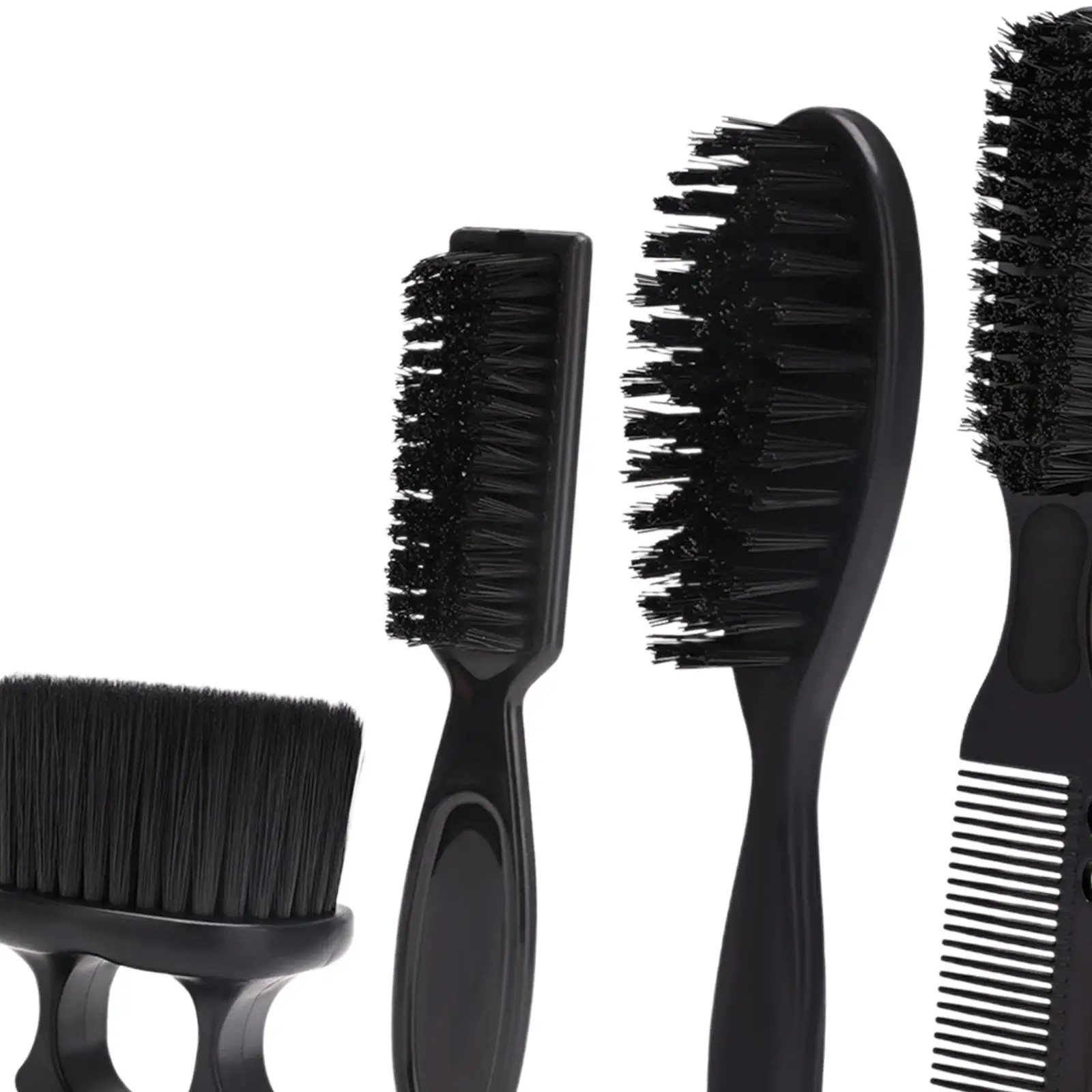 Barber Brush and Barber Comb Set Barber Cleaning Hairbrush for Hair Cutting Personal and Professional Shaving Father`s Day Gifts