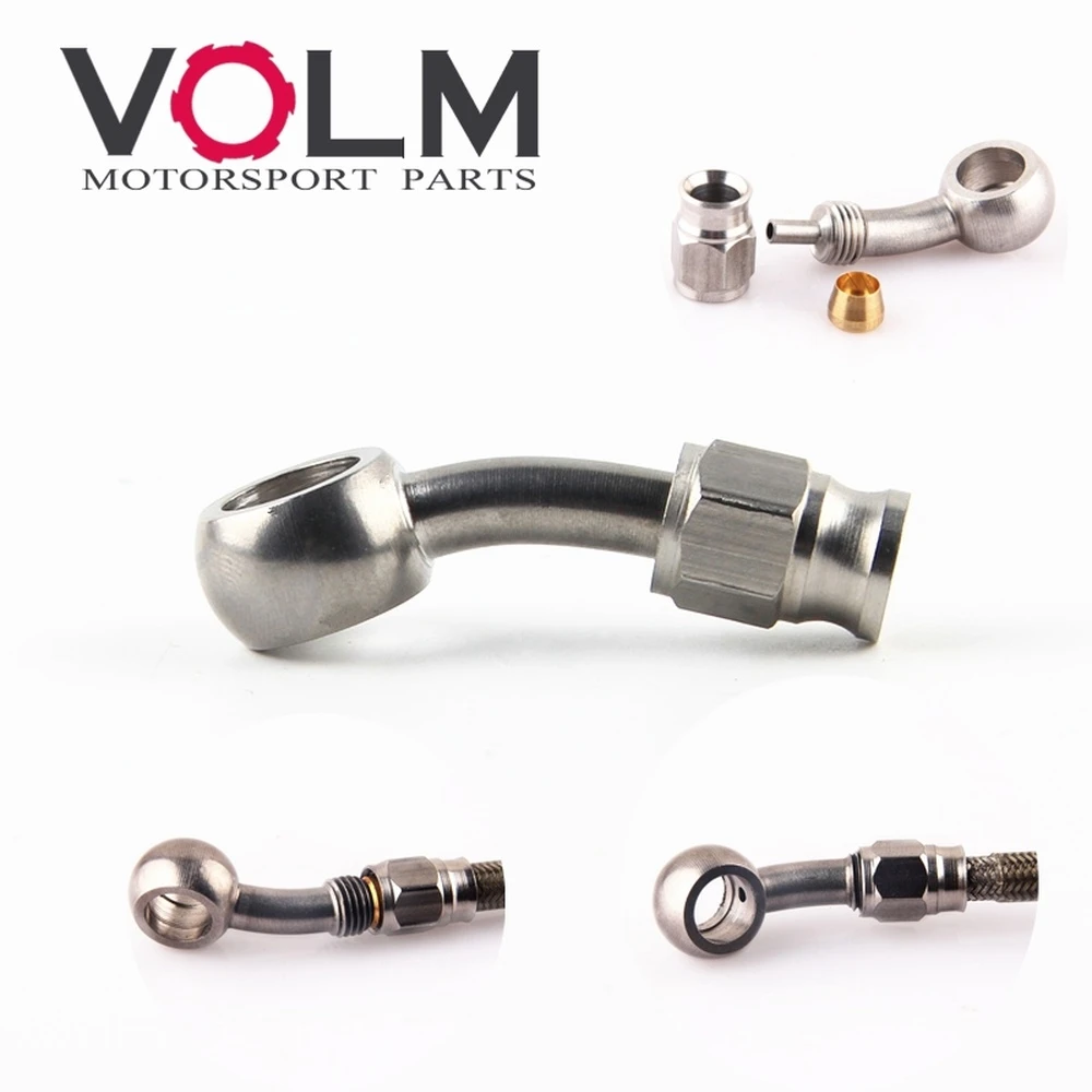 Hydraulic Universal Ptfe Brake Hose Banjo Fitting Ptfe Fuel Line 10mm