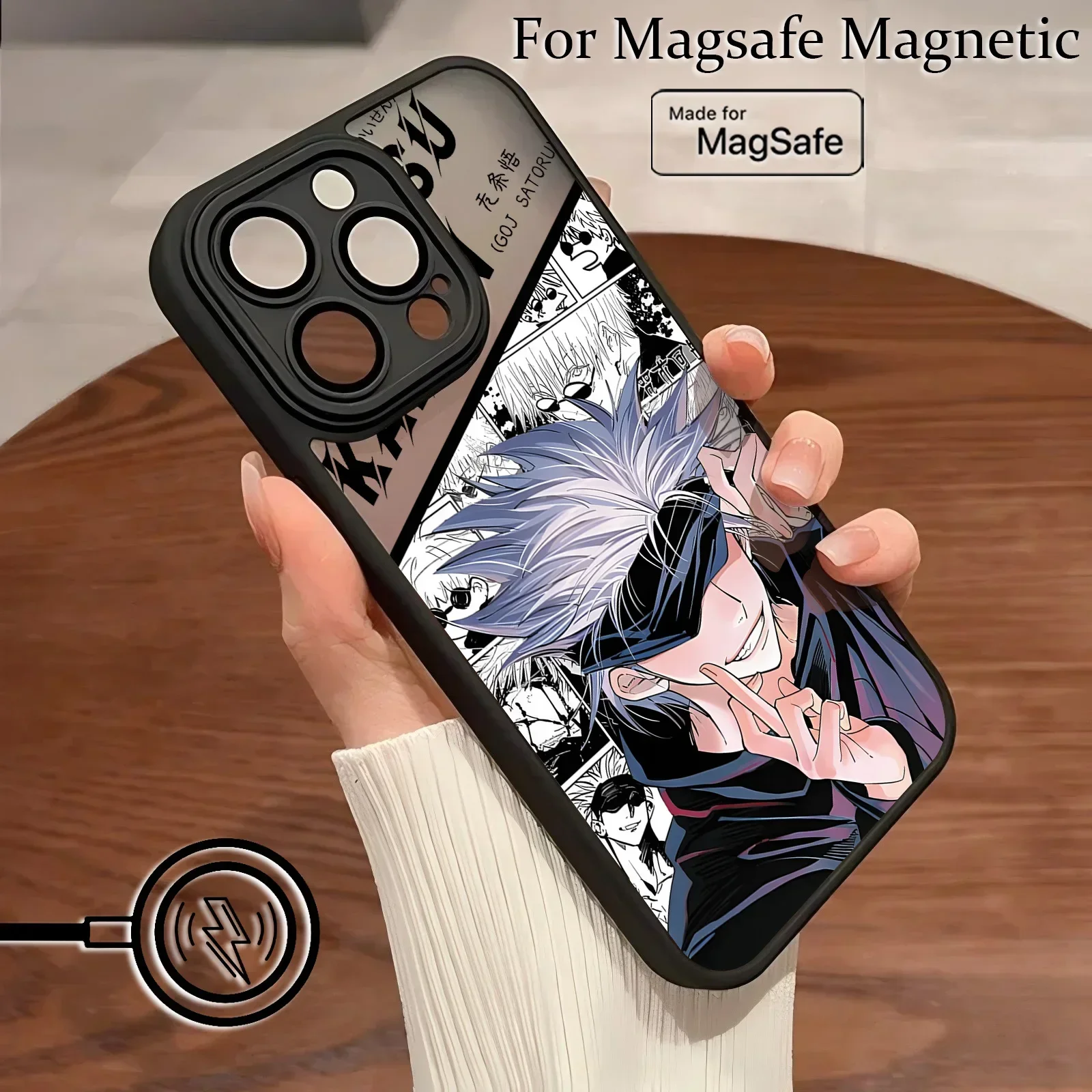 Anime Jujutsus Kaisen Matte Magnetic Phone Case
