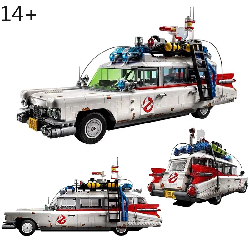 2026 새로운 고스트버스터즈 에クト 1 빌딩 블록 자동차 모델 Moc 브릭스 디스플레이 장난감 어린이 성인용 할로윈 크리스마스 파티 선물