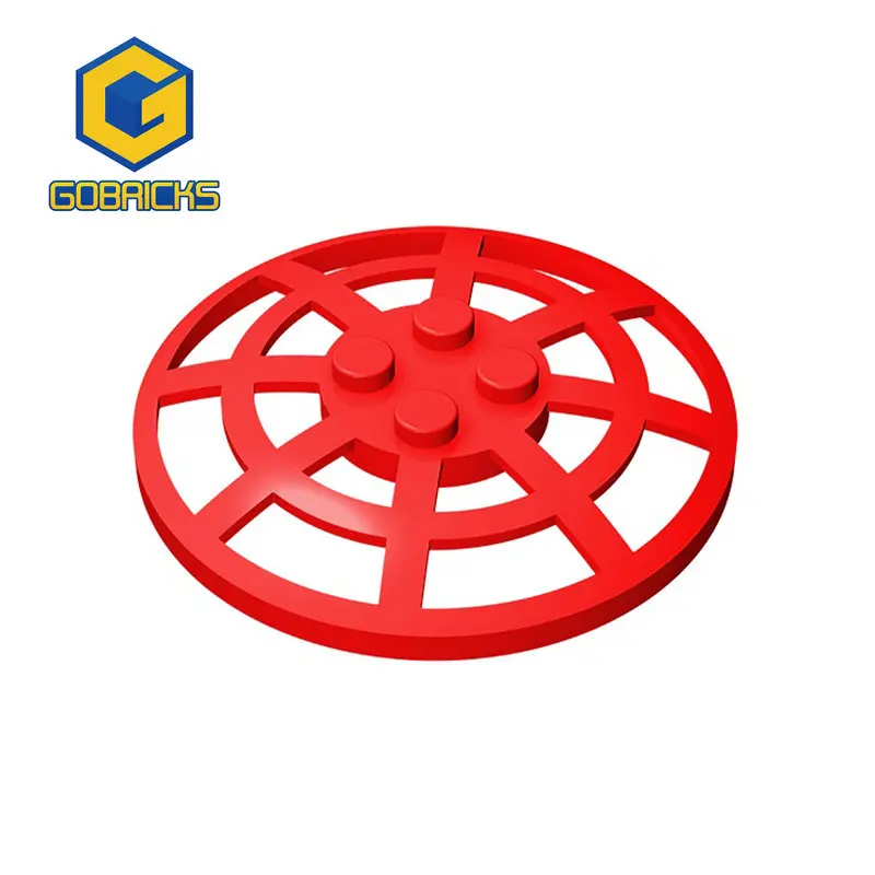 Gobricks 10Pc MOC 부품 4285 접시 6x6 반전 레이더 호환 벽돌 DIY 조립 빌딩 블록 입자, 어린이 두뇌 장난감 선물