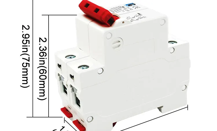 Description Picture 5 of itemDC Circuit Breaker Solar Panels Overload Protection Switch 500VC63 6A/10A/16A/20A/25A/32A/40A/50A/63A DIN Rail Automatic Breaker
