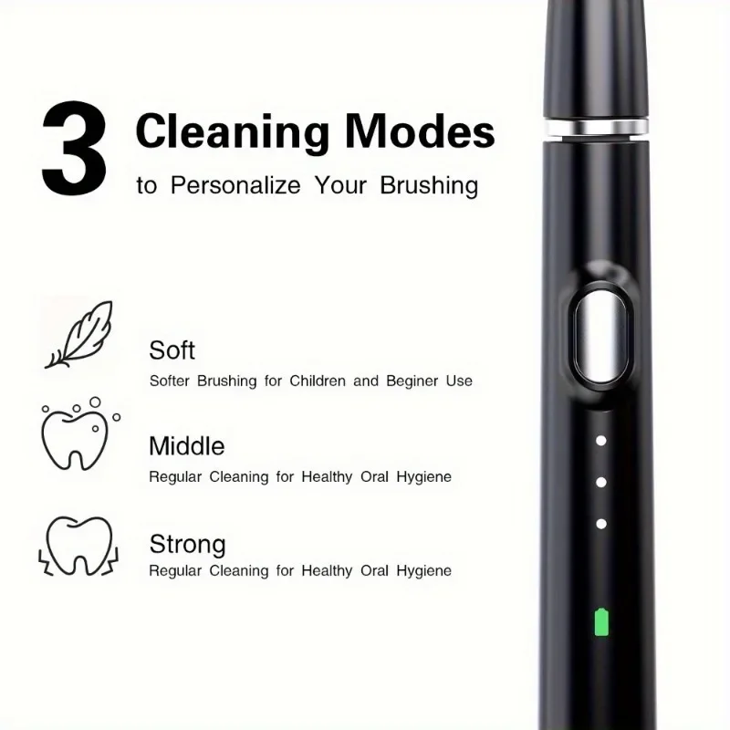 Sonic Electric Toothbrush USB Rechargeable Toothbrush 6 Brush Heads Adult Ultrasonic Brush Teeth Cleaning Sarmocare M200