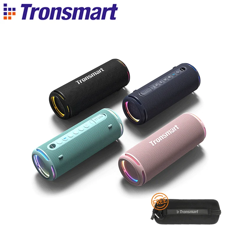 Altoparlante Tronsmart T7 Lite Altoparlante Bluetooth Portatile Con Bassi Migliorati, Tempo Di Riproduzione 24 Ore Su 24, Controllo App, Ipx7 Impermea