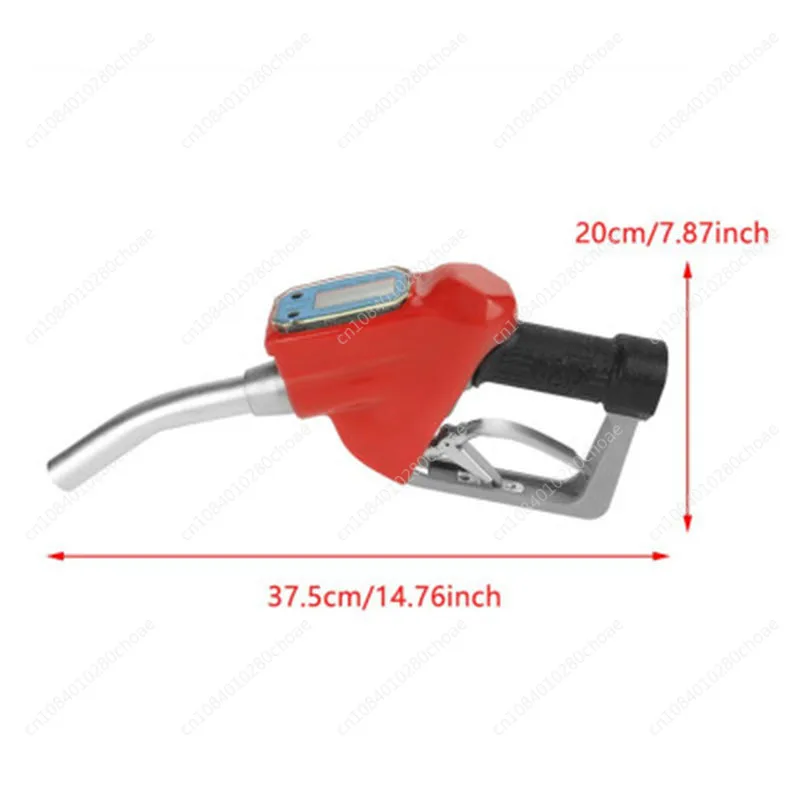 1Pcs Digital Fuel Oil Nozzle Gun Fueling Nozzle with Meter
