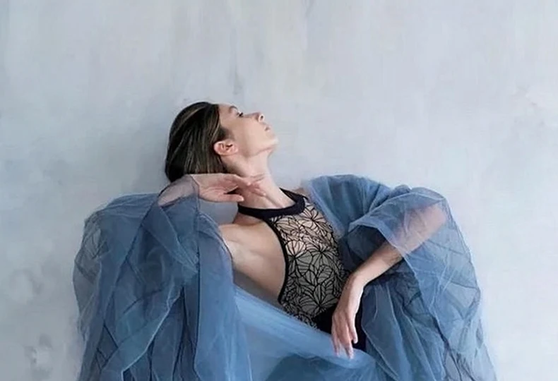Ballettanzug für Damen, Erwachsene, Lehrer-Trainingsanzug, hoch geschnitten, einteilig, rückenfrei, für Kunstprüfungen, Basis-Training, Yoga-Bodysuit – Detail 1