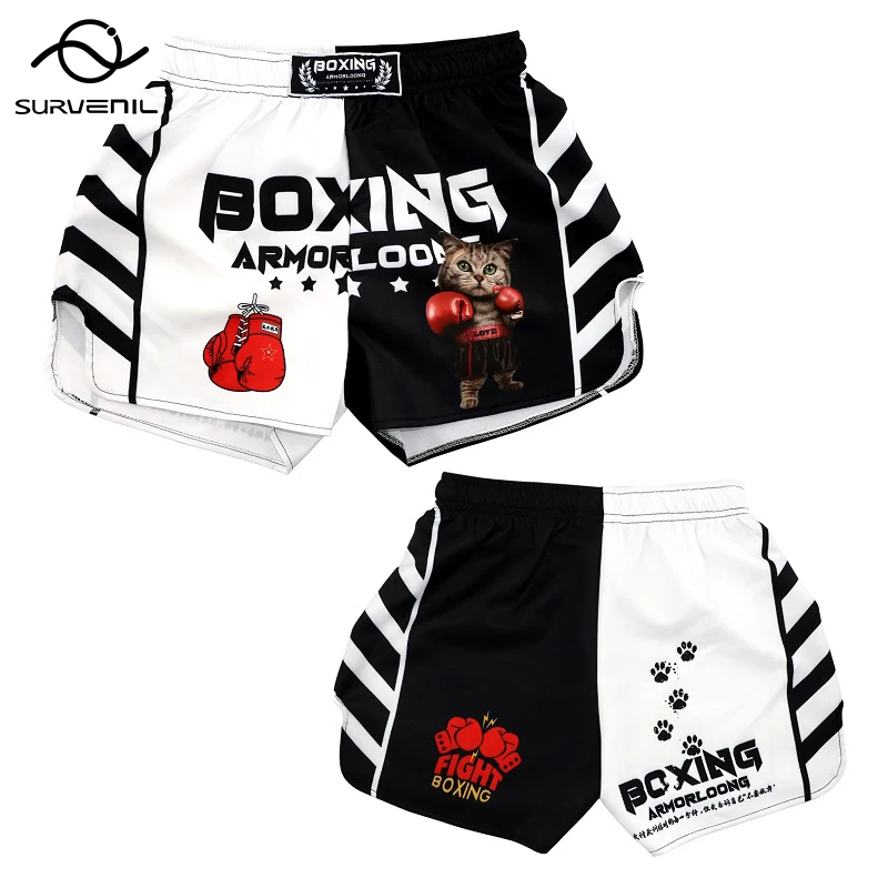 Pantalones Cortos Muay Thai Estampado Tailandés Estrellas - Temu