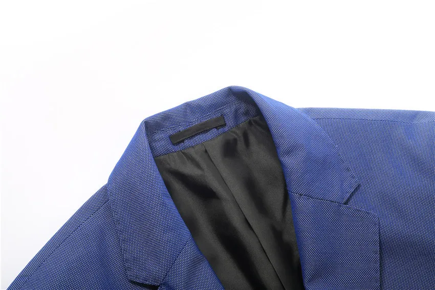 Description Picture 3 of itemNew arrival Mens fashion spring high quality Bead front edge pocket blazer Very Large two button plus size M-5XL 6XL 7XL 8XL