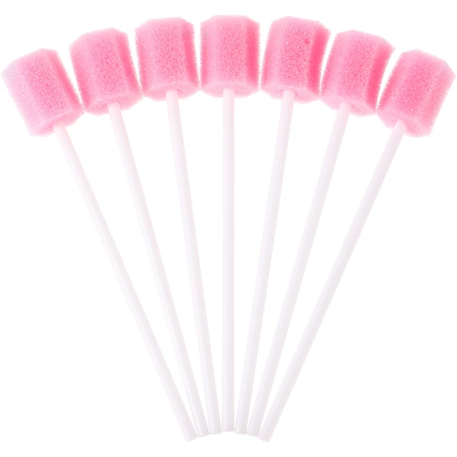 100 Pcs Cleaning Sponge Mouth Swabs Kid Dental Oral Care Sponges Stick  Elderly Adult Child Disposable vaapes - AliExpress