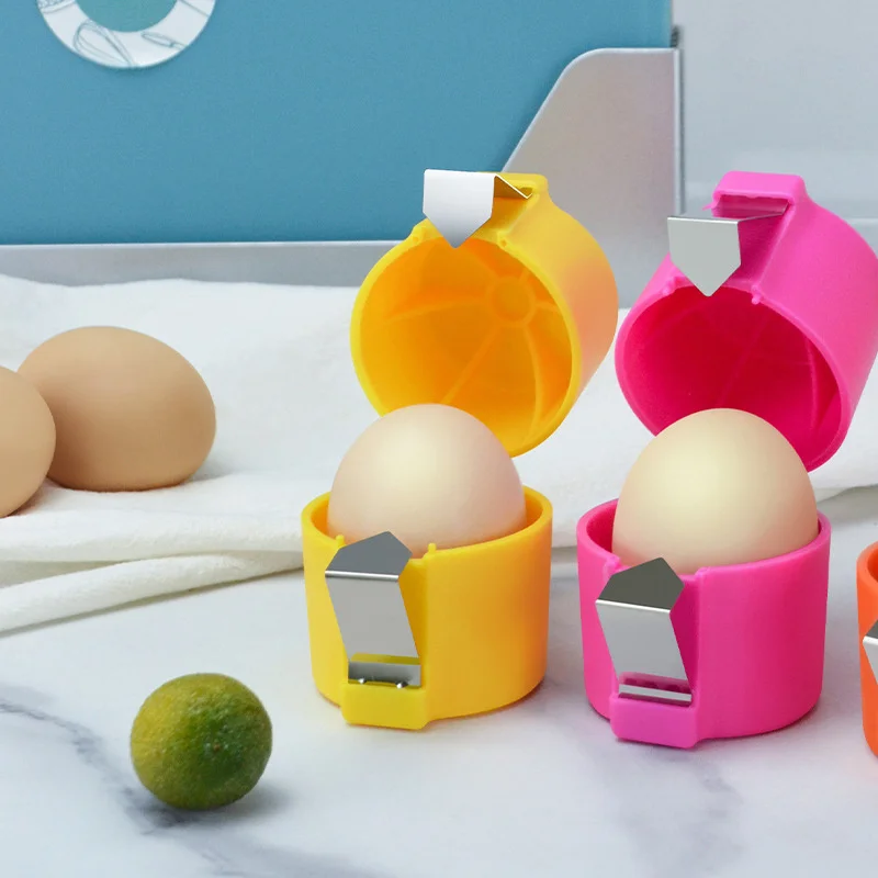 Egg Cutter Eggshell Separator Handheld Eggshell Opener Kitchen Baking Tools Egg Cutting Portable Egg Cracking For Home Kitchen