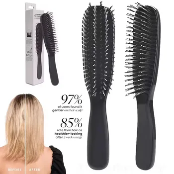 Spazzola Massaggiante Premium per Capelli - Spazzola per Shampoo in Plastica per Districare e Pulire i Capelli Bagnati per una Cura dei Capelli Migliorata