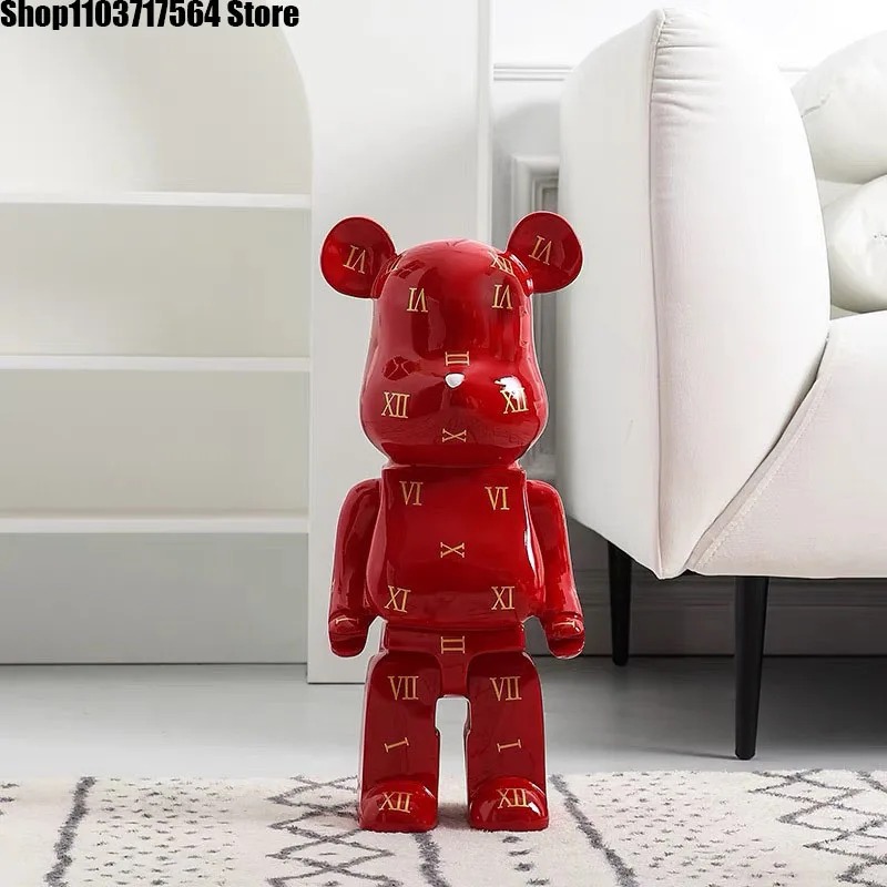 

Originality luxury creative living room landing large violent bear decoration cartoon network red figure piggy bank