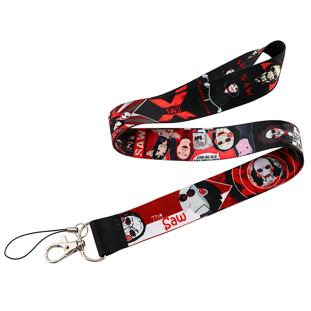 Cb1370 Horror Movie Scream Lanyard For Keys Phone Neck Straps Hanging Rope  Card Works Card Lanyards Id Card Mobile Straps - Mobile Phone Straps -  AliExpress