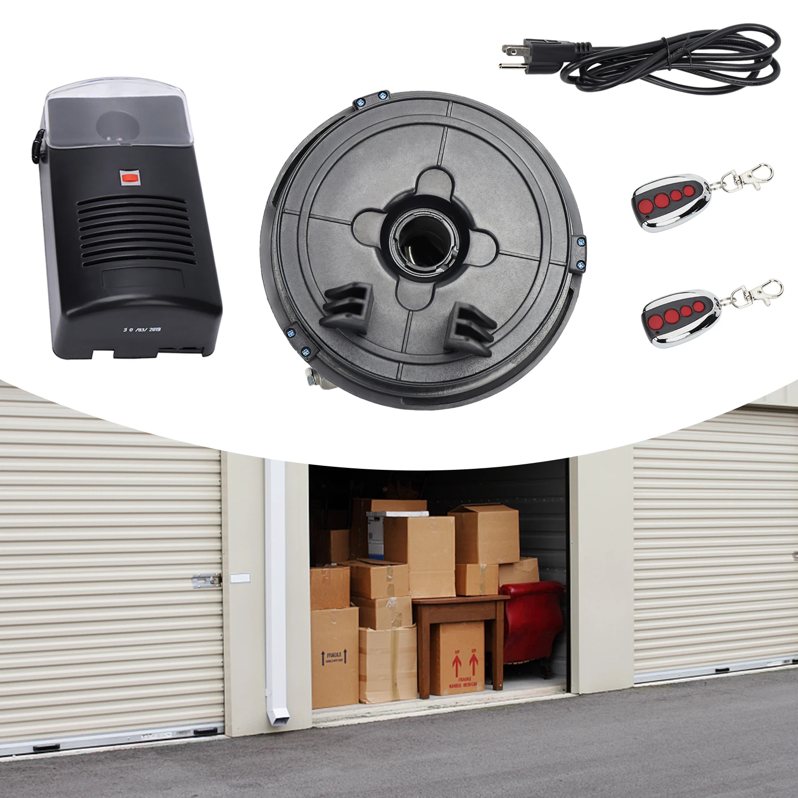 Electric Garage Door Opener with Remote Control