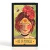 12x7 cm Ace of Pentacles Tarot Paper Manual Card Game 1