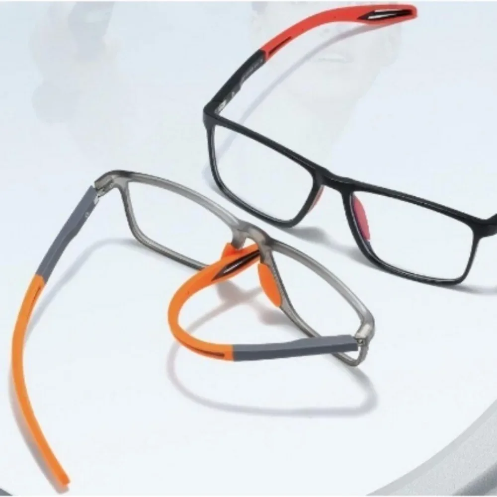 +1,00+1,50+2,00+2,50+3,00+3,50+4,00 TR90 Sport Anti-Blaulicht Rechteckige Lesebrille Anti-Drop Anti-Rutsch-Brille – Detail 3