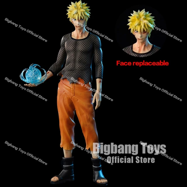 Anime Naruto Shippuden Figure Uzumaki Naruto Knotted Three Faces  Interchangeable Action Figure PVC Box Collection Children's Toy - AliExpress