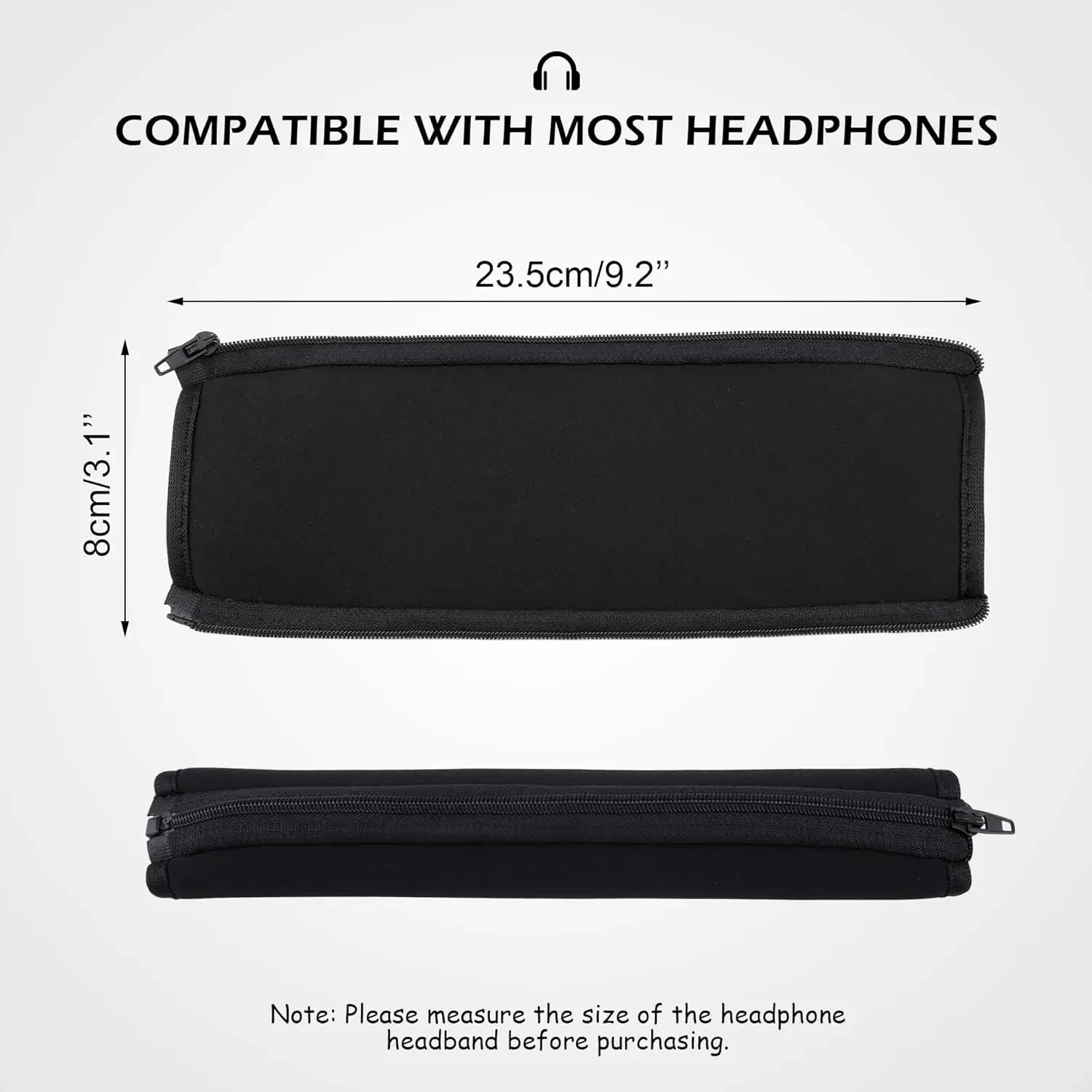 Headphone Protective Headband Cover  for for Audio Technica M50X/M50XBT/M50/M40X ATH M Series Band Sleeve Headphones Bands Cover