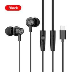 Samsung Type C Wired Earbuds with Dolby Audio and Noise Reduction (Type C Black)
