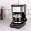 Mini Drip Coffee Maker Stainless Steel Programmable Timer Warmer Black 5-Cup 4
