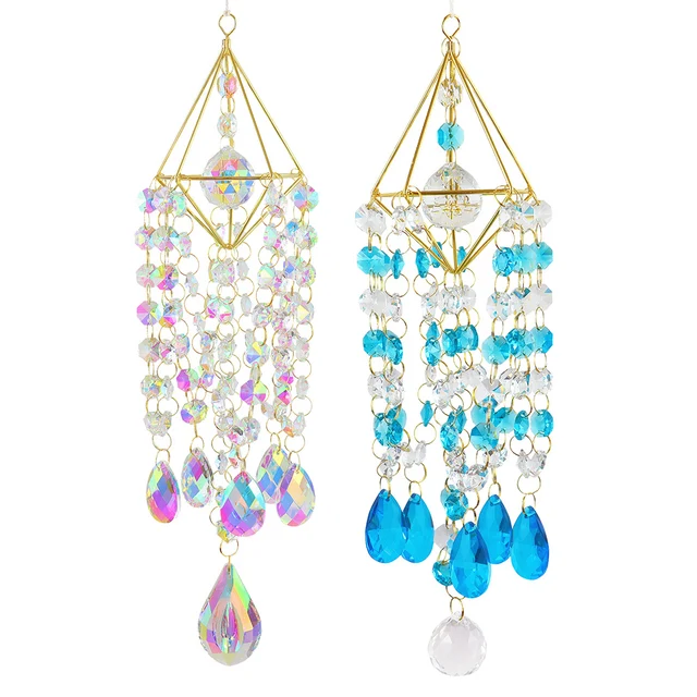 Napfogó Szélcsípések Kristály Függő Prizmák Könnyű Üldöző Fogó Ablak Függöny Ékszerek Medál Csillár Otthoni Kert Dekoráció - Image 2