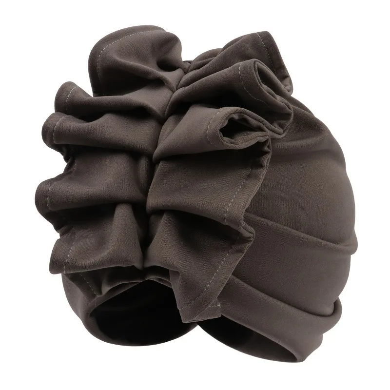 Women Bonnets For Women Turban Solid Color Hat Headscarf Hats For Autumn And Winter Cap Turban American Ladies Bohemian Hijabs 2