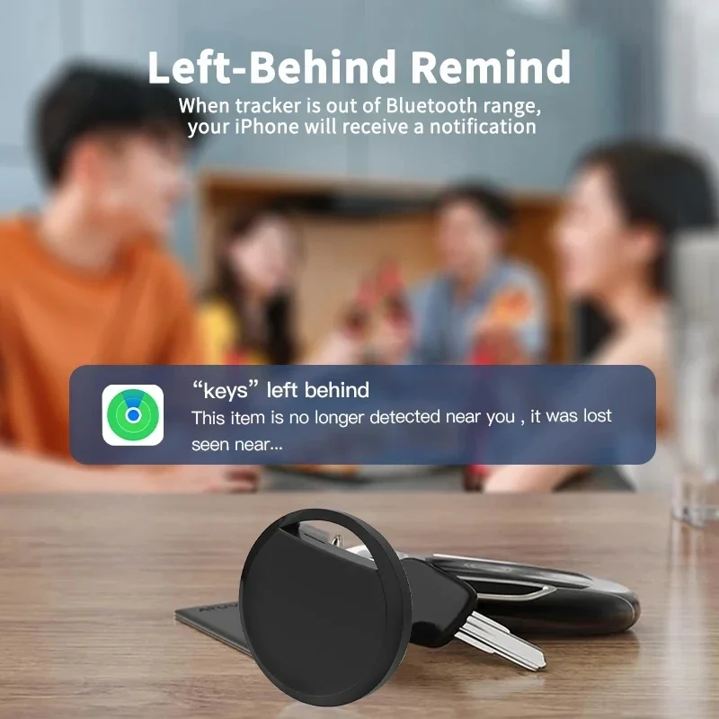 GPS Smart Air Tag Bluetooth Anti-loss Device for Apple Smart Tracker for Key Luggage Wallet Works Find My (iOS Only) Wireless