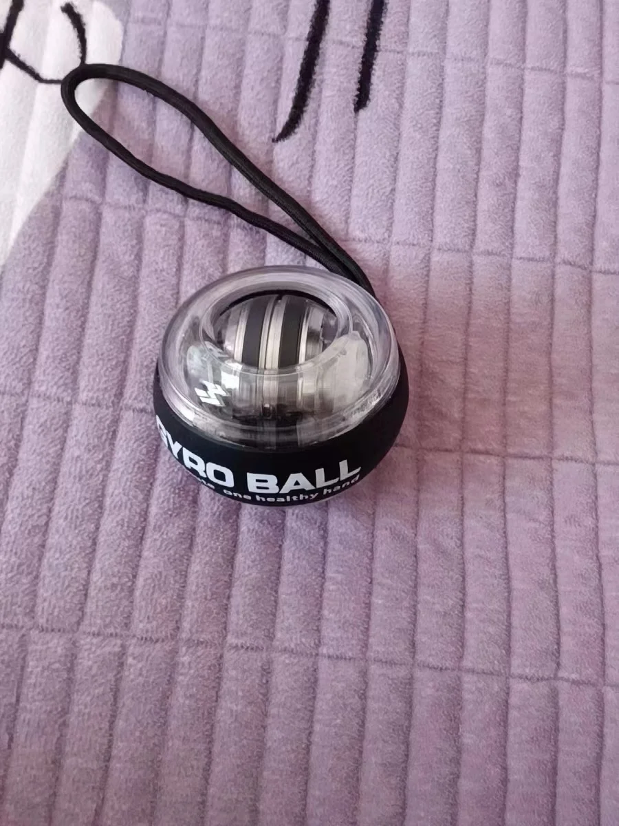 Arm Strength Wrist Muscles Leisure Grip Training Self-Starting Wrist Ball Gyro Power Ball with LED Flash Light