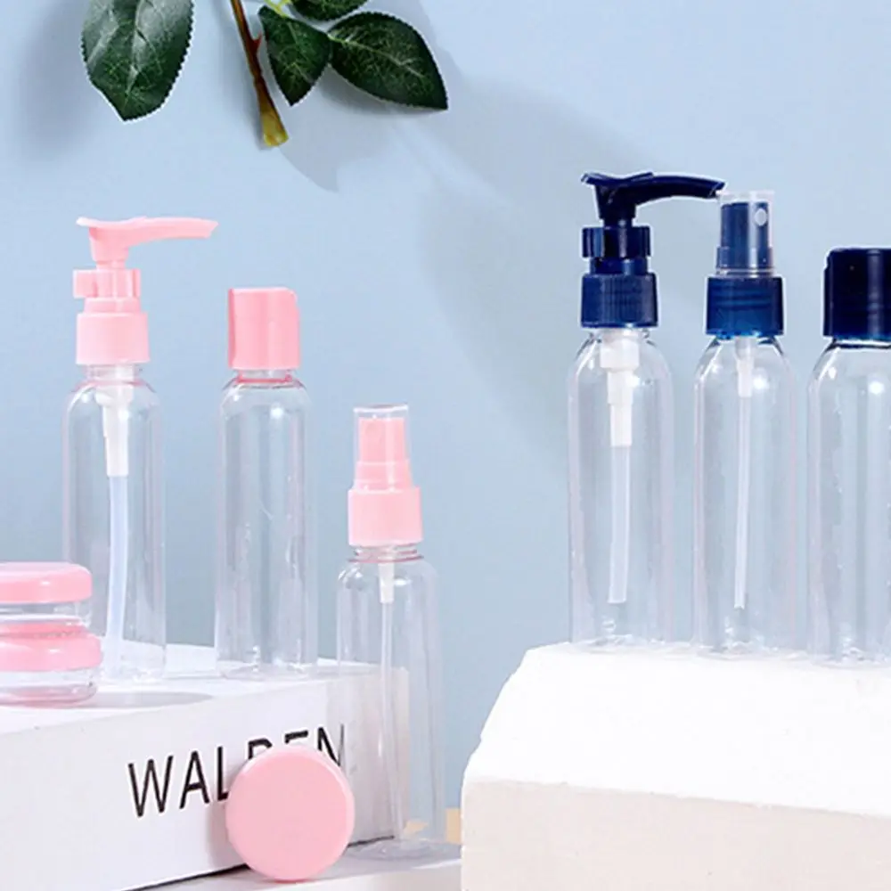 PET Women Travel  Sub-Bottle Empty Bottle Toiletry Bottle Cosmetic Container Set Makeup bottles Kit