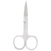 Professional Stainless Steel Eyelash & Eyebrow Scissors - Precision Makeup Tool for Beauty and Beard Grooming 1