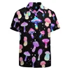 Full Print Leopard Graphic Shirts For Mens Summer Short Sleeves Button Down Hawaiian Beach Shirts Mens Oversized Tees Top 4