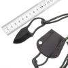 MC Mini Life-saving,Small Straight High Hardness Outdoor Knife,Gift Fruit Knife,Unpacking Tools,With Protective Cover Lanyard 2