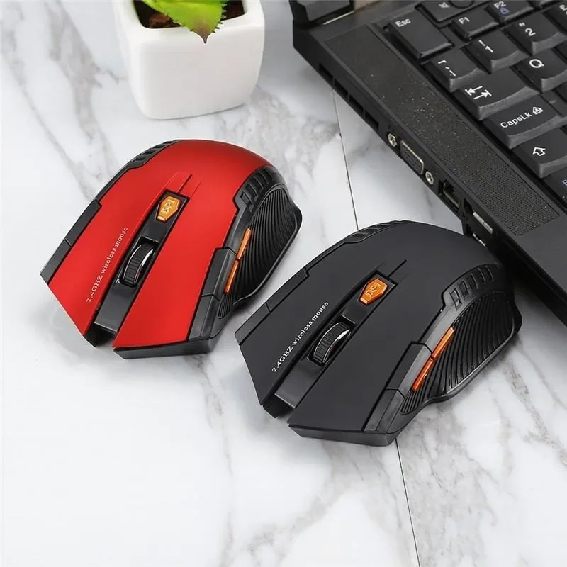 2.4GHz Wireless Optical Game Mouse for PC Laptop Computer USB Receiver Mini Portable Mouse Mice