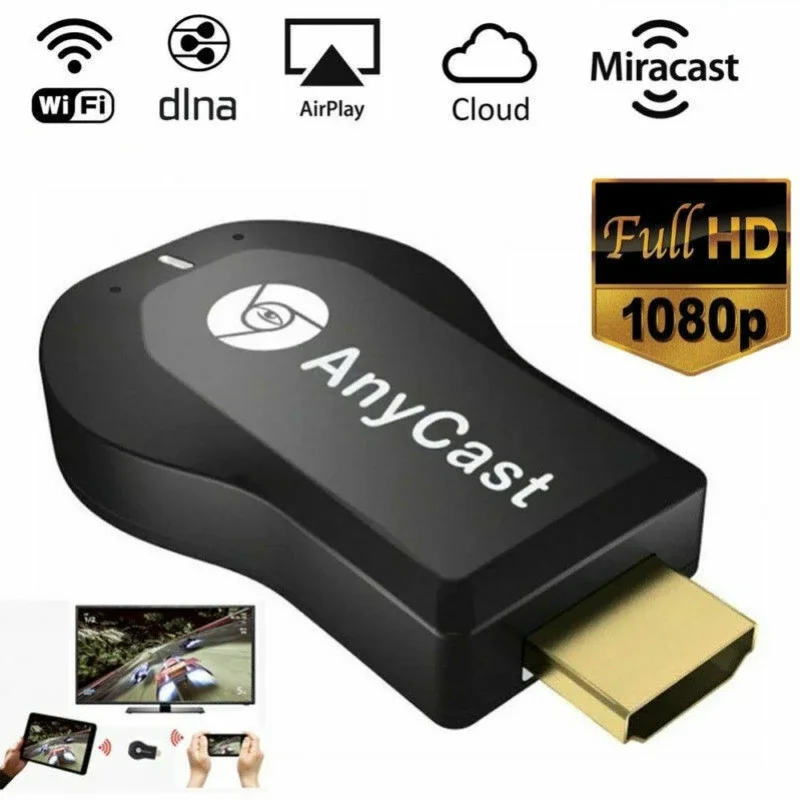4K 1080P HDMI-compatible TV Stick M2 Plus Wireless WiFi Display TV Dongle Receiver for DLNA Airplay Miracast for AnyCast for IOS 2