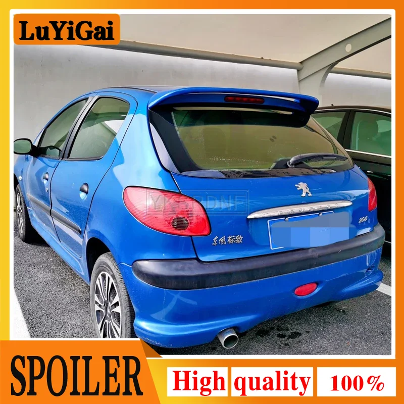 Per Peugeot 206 Spoiler Di Alta Qualità Materiale Abs Auto Ala Posteriore Primer Spoiler Posteriore Per Peugeot 206 207 Spoiler