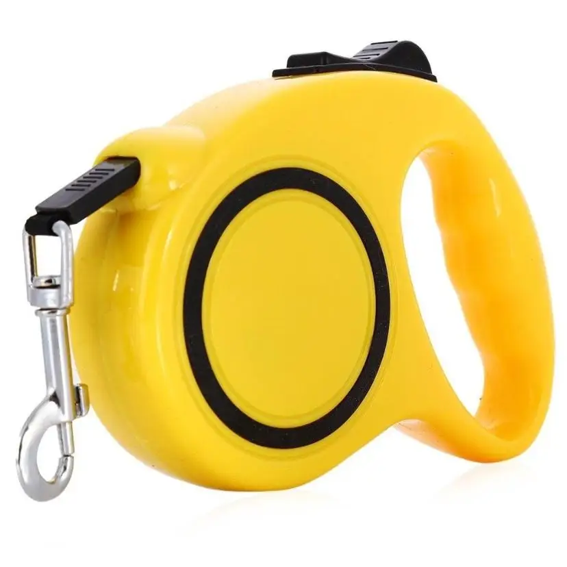 1 Pcs 3 M 5M A Hand Lock Retractable Dog Strap Automatic Expansion Hat Walking Leads For Small Medium Dogs