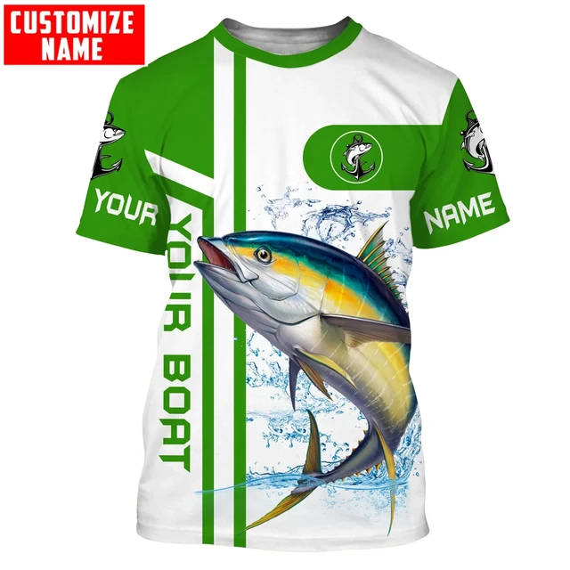 Tee Shirt Man Fishing Tuna, Tee Shirt Men Fishing Tuna