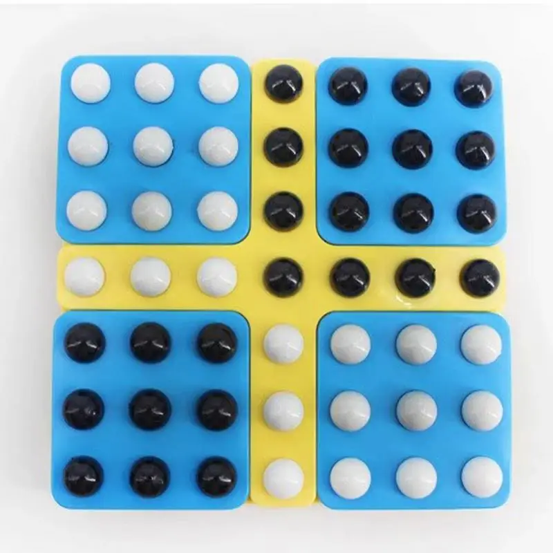 Rotatable Weiqi Chess Board Logic Thinking Training Children Educational Toys Wisdom Pentago Game With Black And White Beads