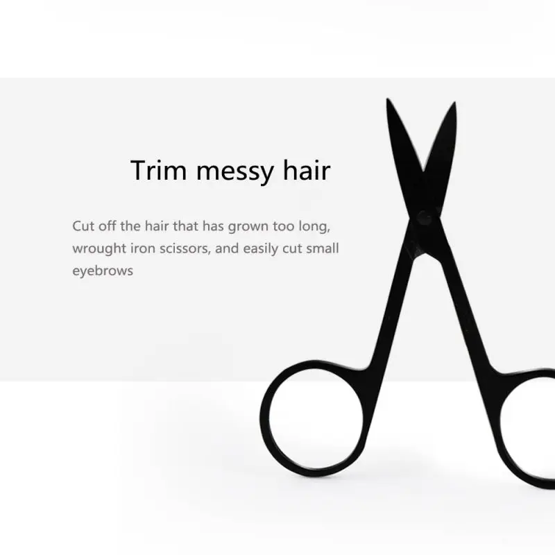 3 Pcs Eyebrow Tweezers Razor Scissors Professional Eyebrow Grooming Kit Stainless Steel Trimmer