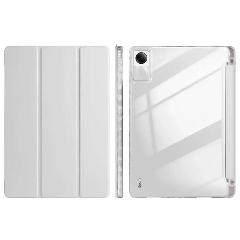 Clear Acrylic Back Trifold Stand Case