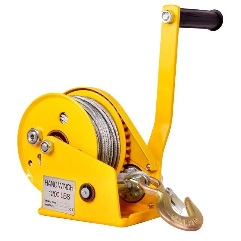 

Hand Winch Stainless Steel Boat Windlass Truck Home Manual lifting Hoist 1200LBS