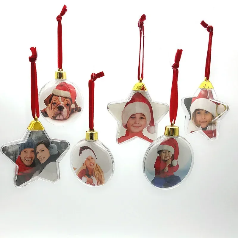 Christmas Photo Ball Pendant DIY Tree Hanging Decorations christmas decorations