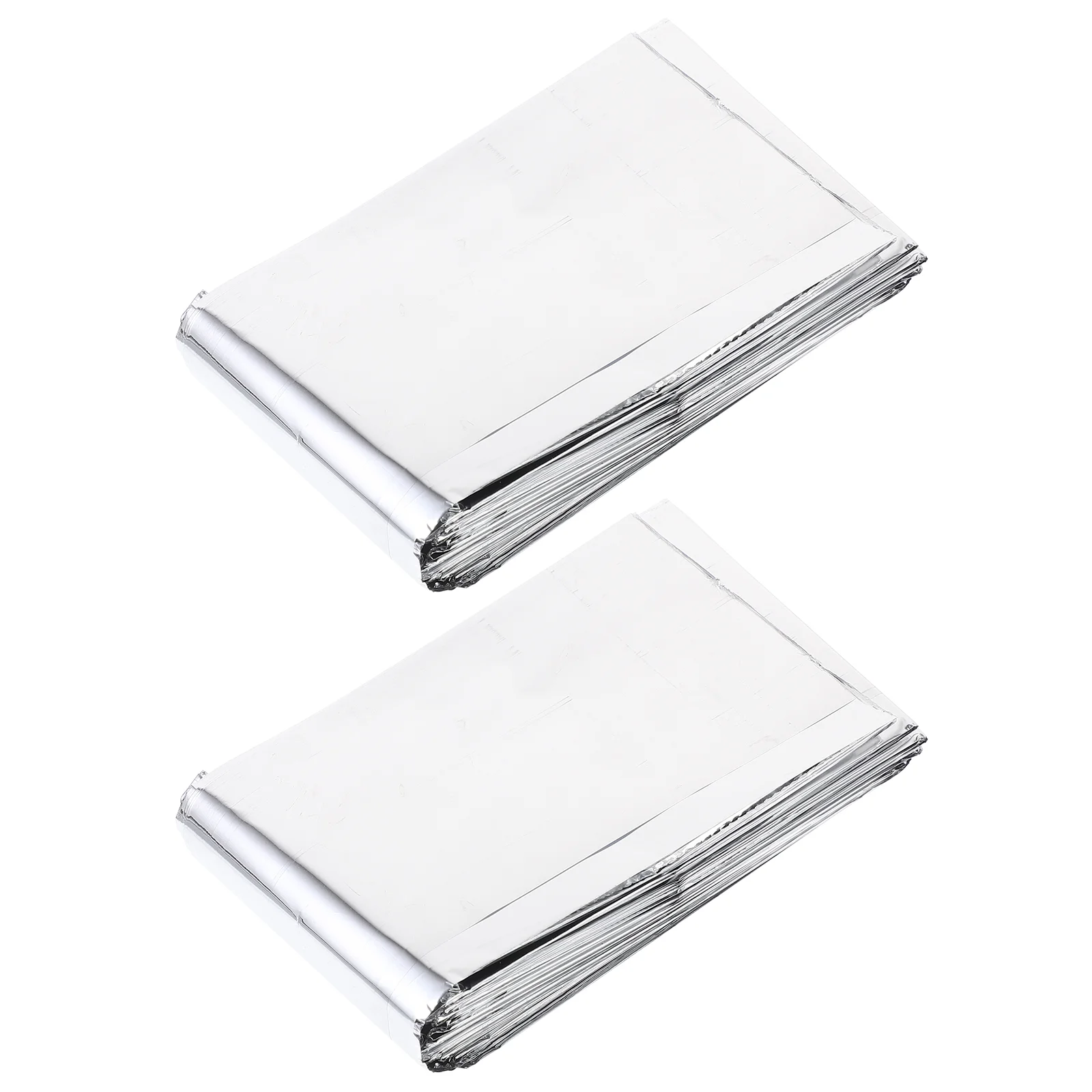 

210*130cm Emergency Warm Cover Mylar Film Foldable Thermal Heat Reflective Blanket for Camping First Aid Natural Disasters