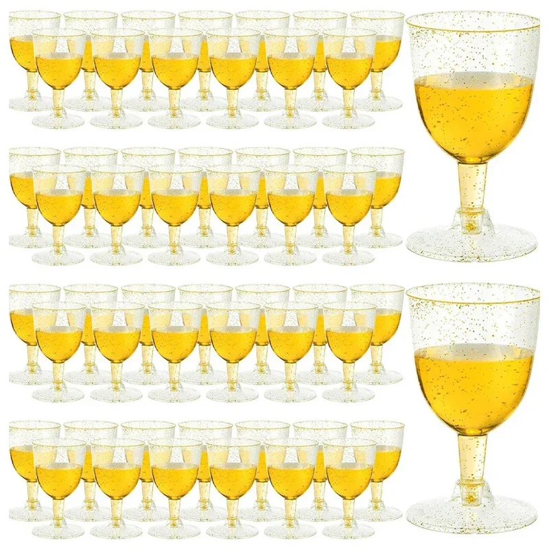 Plastic Champagne Flutes 25/50Pack Disposable 150ml for Party